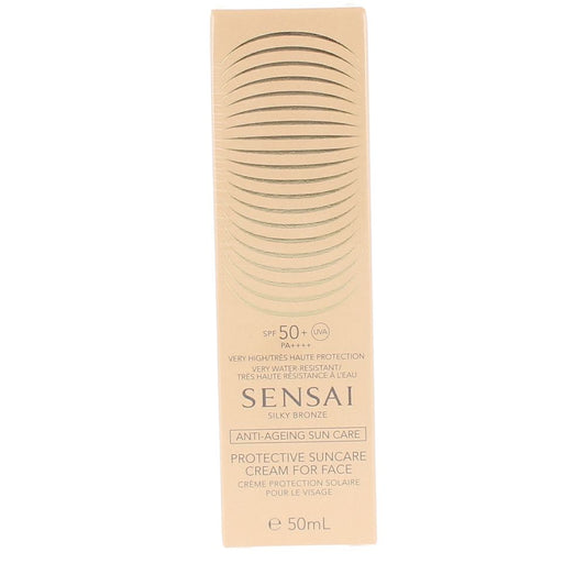 SILKY BRONZE protective suncare cream for face SPF50+