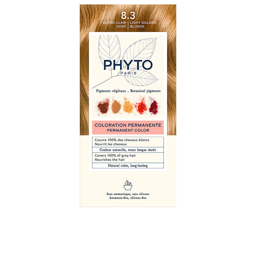 PHYTOCOLOR #8.3-Rubio Claro Dorado 4 u