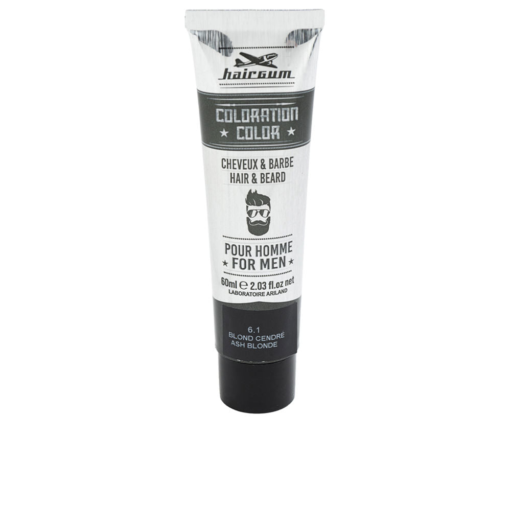COLORATION beard and hair dye #6.1-Ash Blonde 60 gr
