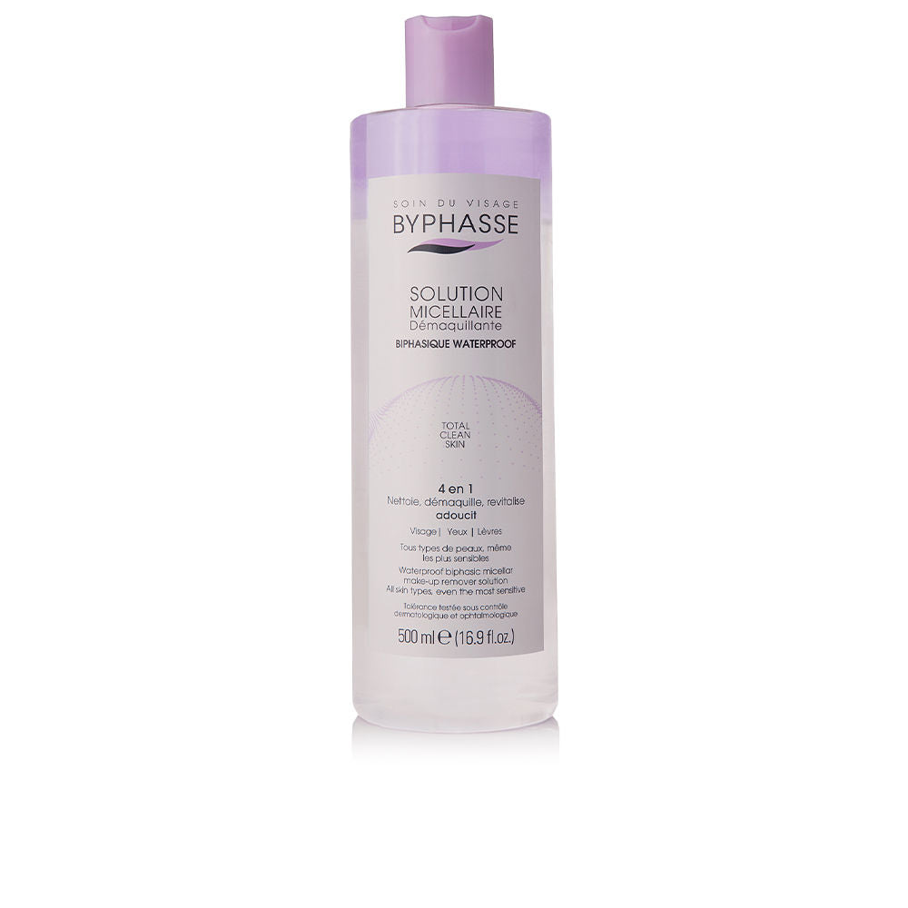 MICELLAR SOLUTION biphasic waterproof makeup remover