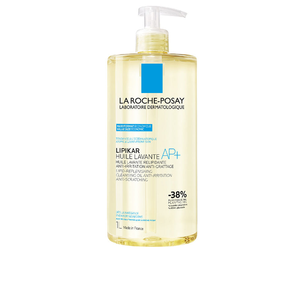 LIPIKAR AP+ Cleansing Oil Anti-irritation Body Cleanser for Atopic Skin 1000 ml
