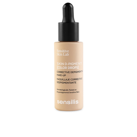 SKIN D-PIGMENT COLOR DROPS depigmenting corrective makeup #Beige golden