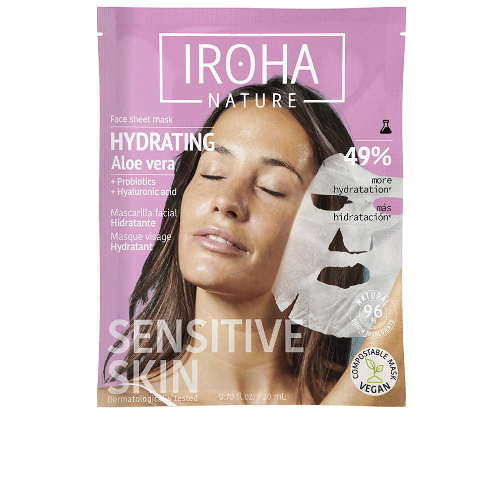 TISSUE MASK moisturizing aloe + green tea + ginseng + HA