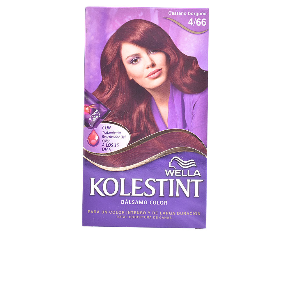 KOLESTINT balm dye color #4.66 burgundy brown 1 unit