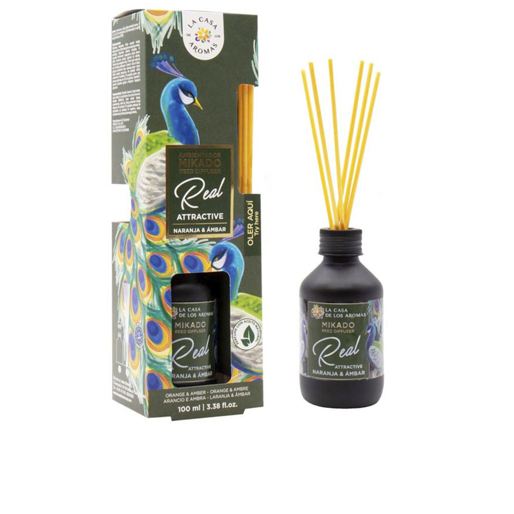 AMBIENTADOR mikado Real Attractive #naranja & ámbar 100 ml