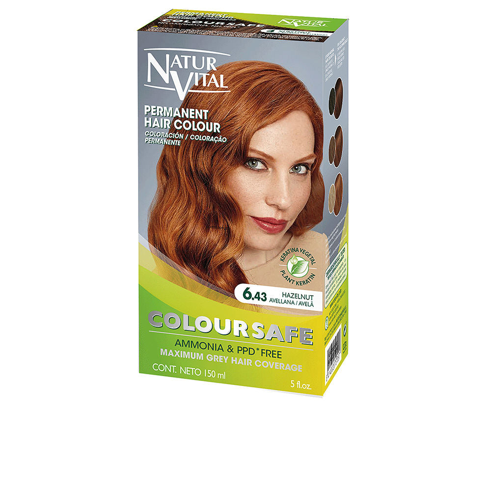 COLOURSAFE permanent dye #6.43-hazelnut