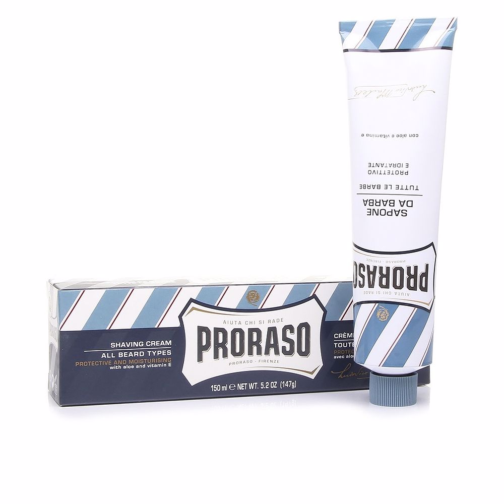 BLUE crema de afeitar aloe y vitamina E