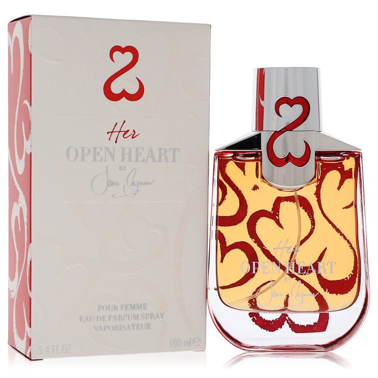Her Open Heart par Jane Seymour - Eau de Parfum en vaporisateur avec trousse à bijoux offerte, 3,4 oz