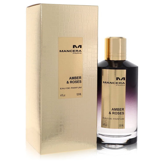 Mancera Amber & Roses by Mancera - Eau De Parfum Spray (Unisex) 4 oz