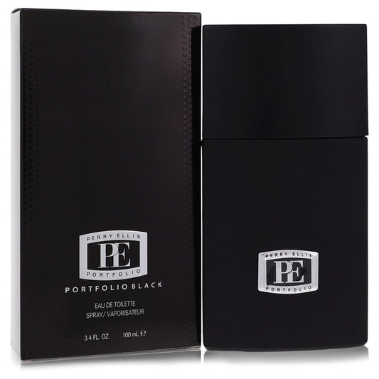 Portfolio Black by Perry Ellis - Eau De Toilette Spray 3.4 oz