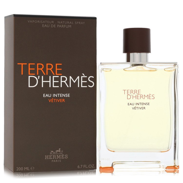 Terre D'hermes Eau Intense Vetiver by Hermes - Eau De Parfum Spray 6.8 oz
