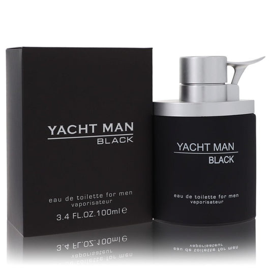 Yacht Man Black by Myrurgia - Eau De Toilette Spray 3.4 oz